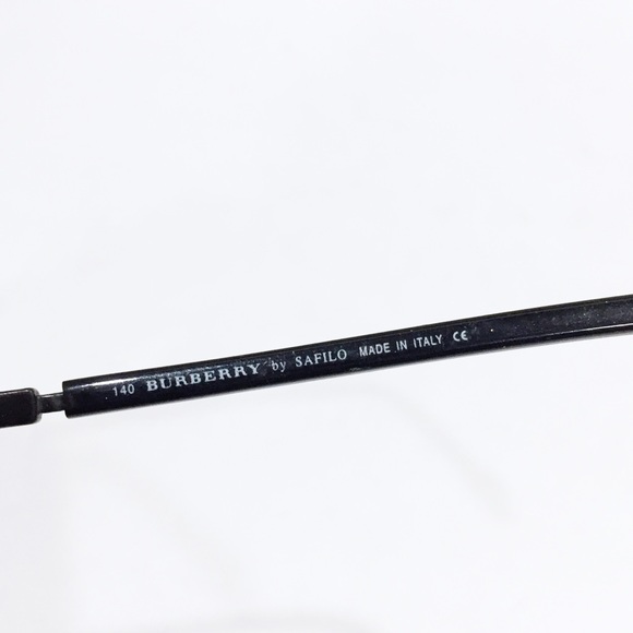 Burberry Safilo half rim optical frames with case - Picture 3 of 7